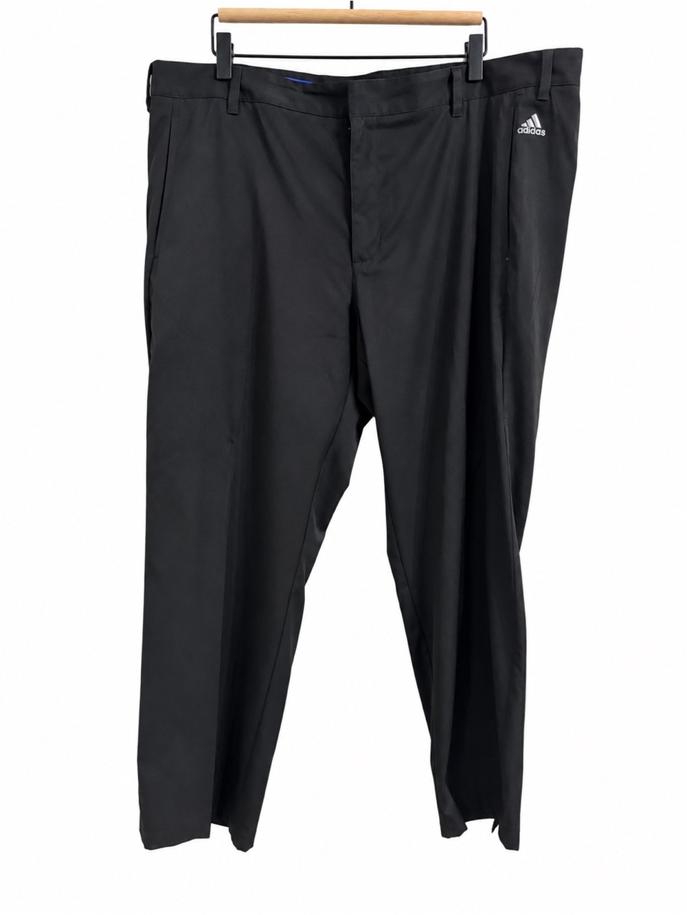 Adidas Men’s Golf Pants Gray Performance Stretch Flat Front Side Hem 40x30 40x29